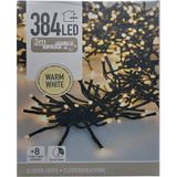 Kerstverlichting met Trafo - Timer - 384 LED's - IP44 - 3 meter - Warm Wit