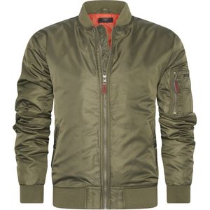 Cappuccino Italia - Heren Jas zomer Navy Seal Jacket Army - Groen - Maat XXL