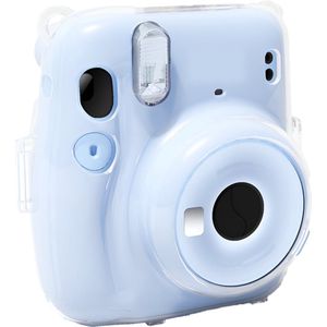 Clear Case Geschikt Voor Fujifilm Instax Mini 11 - Beschermhoes - Hoesje Met Vakje - Transparant
