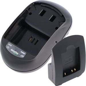 AccuCell snellader geschikt voor Fuji NP-45 batterij, Agfa NP-45