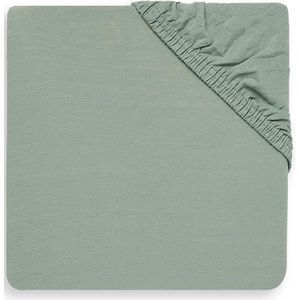 Jollein - Baby Hoeslaken Ledikant Jersey (Ash Green) - Katoen - 60x120cm