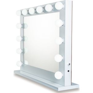 Hollywood spiegel Coconuts-sMake up spiegel met verlichtings-s80x65 cms-sHelderheid aanpasbaar