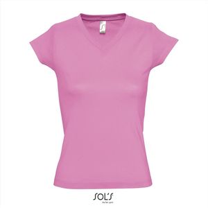 SOL'S Women´s V-Neck-T-Shirt Moon L156 - Orchid Pink - S