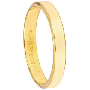 Di Lusso - Ring Roma - 14 Karaat Goud - Unisex - 19.00 mm