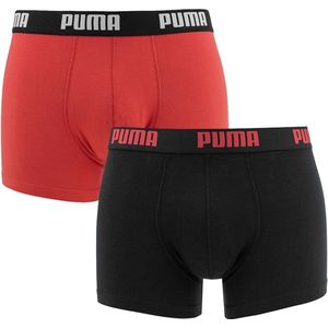 Puma Heren Boxershort 2-pak- Zwart - rood - XXL