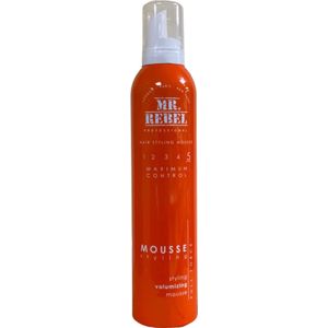 Mr. Rebel Maximum Control 5 Styling Volumizing Mousse 250 ml