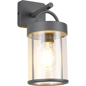 REALITY ALMERIA - Wandlamp - Antraciet - excl. 1x E27 4 W - Wandmontage - Buitenverlichting - IP44