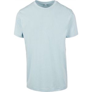 Herenshirt 'Round Neck' met korte mouwen Ocean Blue - M