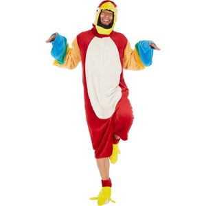 dressforfun - Kostuum papegaai L - verkleedkleding kostuum halloween verkleden feestkleding carnavalskleding carnaval feestkledij partykleding - 300876