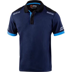 Sparco TECH Polo Marineblauw/Blauw Polo maat XXL