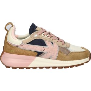 Kaotiko Detroit Multi dames sneaker - Beige multi - Maat 37