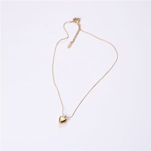 OZ JEWELS 18K Goud Vergulde Hart Hanger Ketting - Roestvrij Staal, Anti-allergisch, Stijlvol en Elegant voor Vrouwen