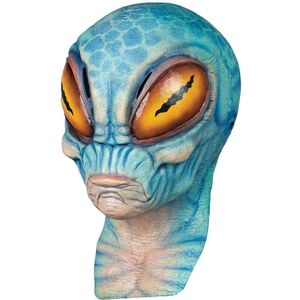 Partychimp Masker Alien Tetz Halloween Masker voor bij Halloween Kostuum Volwassenen - Latex