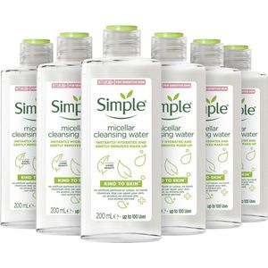Simple Kind to Skin Micellar Water - 6 x 200 ml - Voordeelverpakking