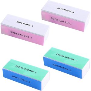 Manicure Set met Nagelpolijstblokken - Voor Natuurlijke Nagels - 4 delig
