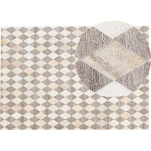 SESLICE - Patchwork vloerkleed - Beige - 160 x 230 cm - Jacquard