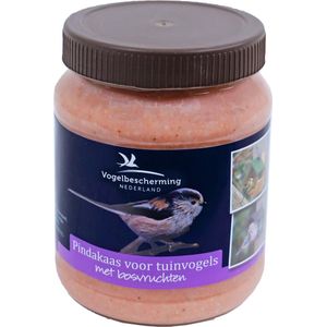 Vogelbescherming Vogelvoer - pot - bosvruchten pindakaas - 330gr - wintervoer