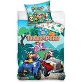 Paw Patrol Nickelodeon dekbedovertrek TriceraPups 140 x 200 cm.