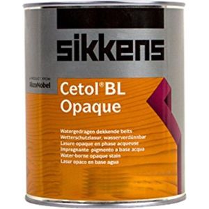 Sikkens Cetol BL Opaque - Beits - Watergedragen zijdeglans dekkende beits - RAL 7022 - Schaduwgrijs - 1 l