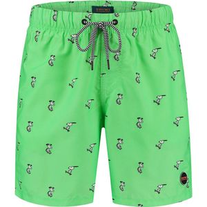 Shiwi - Zwembroek Happy Skater Snoopy Groen - Regular-fit - Broek Heren maat XL