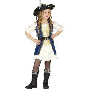 Fiestas Guirca Piratenjurk Meisjes Polyester Wit Maat 10-12 Jaar