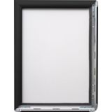 Seco kliklijst - A1 - zwart aluminium - 25mm frame - anti-reflecterend PVC - SE-BLACKA1