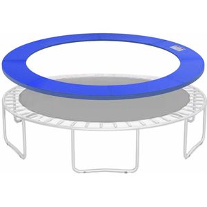 Zenzee - Trampoline rand - 244 cm - Beschermrand trampoline – Trampolinerand - Blauw - PVC