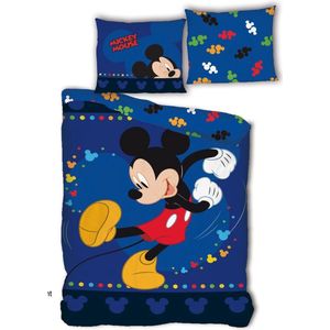 Disney Minnie Mouse Dekbedovertrek Blauw - 140 x 200 cm - Polyester