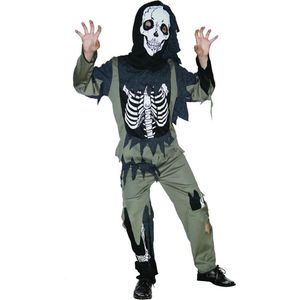 Skeletten zombie Halloween kostuum voor kinderen  - Kinderkostuums - 104-116