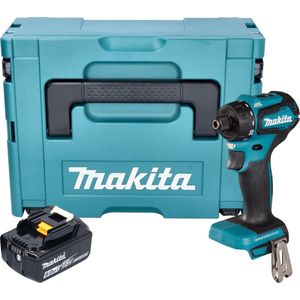 Makita DDF 083 G1J Accuboormachine 18 V 40 Nm 1/4'' borstelloos + 1x oplaadbare accu 6.0 Ah + Makpac - zonder lader