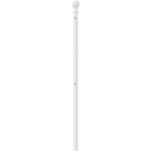 vidaXL - Hoofdbord - 200 - cm - metaal - wit