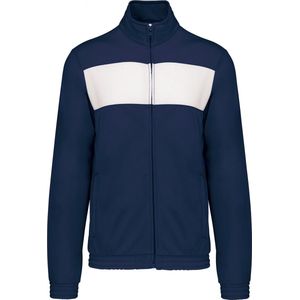 SportJas Unisex 4XL Proact Lange mouw Sporty Navy / White 100% Polyester