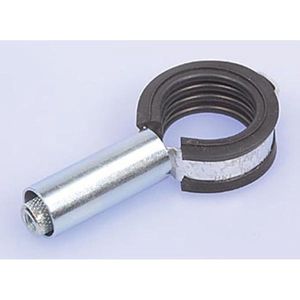 Flamco BKI ophangstrop M6 26.9mm tbv stalen buis met rubber inlage
