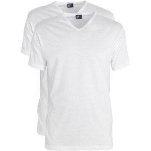 Alan Red - Vermont T-Shirt V-Hals Wit (2Pack) - Heren - Maat M - Regular-fit