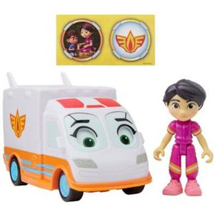 Disney Junior Vuur Vriendjes - Interactieve Ambulance Violet & Axl met oogbewegingen