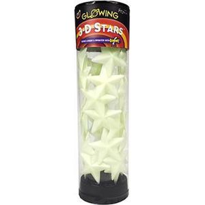 University Games Glow In The Dark Sterren: 3d Stars Tube