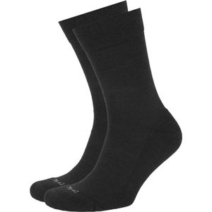 Suitable - Merino Sokken Zwart 6-Pack - Heren - Maat 39-42 -