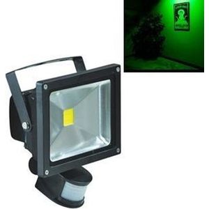 LED Bouwlamp Groen- 50 Watt  - Sensor