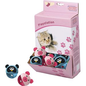 Ebi - Speelgoed Voor Dieren - Kat - Animal Head Roller 48st - 5cm - 1st