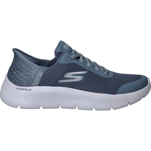 Skechers Slip-ins Go Walk Instappers blauw Textiel - Dames - Maat 39