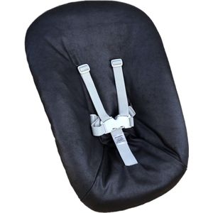 #60 newborn hoes, Zwart suede look, Stokke Tripp Trapp. Ook geschikt voor Kidsmill Up.