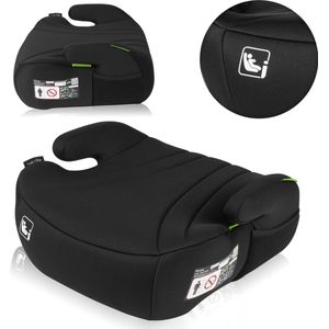 Lionelo Luuk i-Size - Zitverhoger - voor Kinderen ong. 6-12 Jaar - i-Size norm 125-150 cm - Brede zitting met EPE-schuim - Ergonomische armleuningen - Wasbare hoes - Voorwaarts gericht - Licht en universeel
