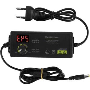 Brede assortiment verstelbare voedingsadapter - 3-36 V, 60 W, 17 A AC DC adapter met anti-interferentie voor led-display, lcd-monitor, motor, router, spelspeler