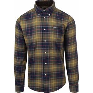 Barbour Fortrose overhemd Groen - Maat XL - Heren - Overhemden Casual