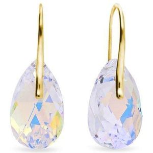 Spark Classic Drop Gilded Oorhangers Aurora Borealis