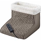 Beurer FWM 45 Elektrische Voetenwarmer - Voetmassage - 2-in-1 - 2 Warmtestanden - Tot maat 47 - 2 Massagestanden - Fleece - Handwasbare voering - 3 Jaar garantie - Taupe