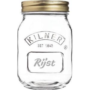 Gegraveerde weckpot 0,5 ltr (Rijst)