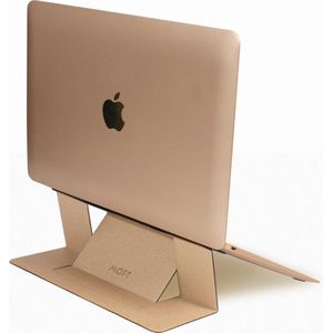 MOFT laptopstandaard - Goud - Opvouwbaar - Draagbare en verstelbare Laptop Stand - Laptop Verhoger