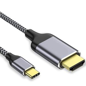 USB C naar HDMI kabel - 3.2 Gen 2x1 - 3840 x 2160 (60Hz) - Grijs - 2 meter - Allteq