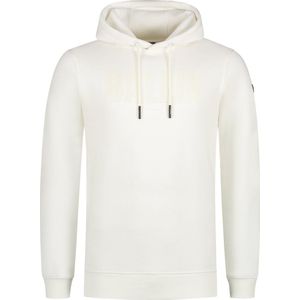 Ballin Amsterdam - Heren Regular fit Sweaters Hoodie LS - Off White - Maat L